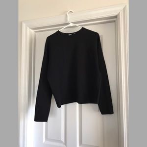 Zara long sleeve crop top